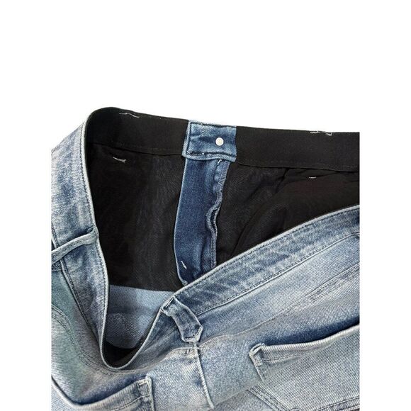 Democracy ABsolution Tummy Control Panel Raw Hem Jeans 18 W - Picture 9 of 10